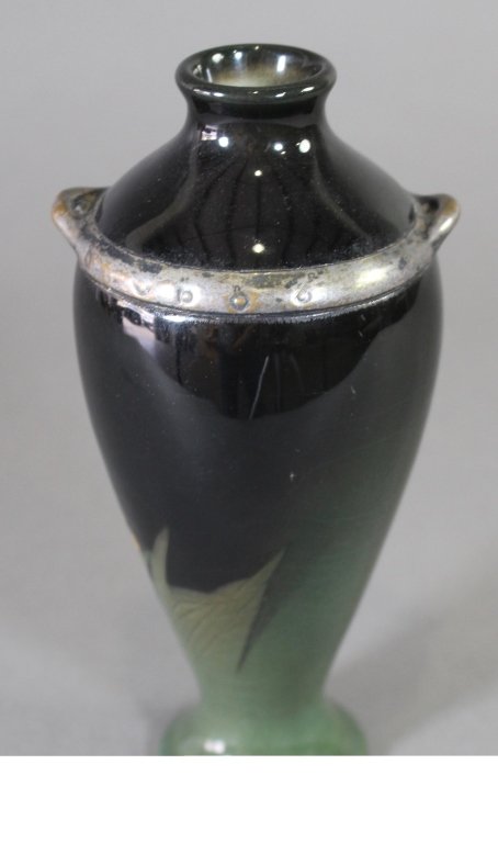 Rookwood Black Iris Vase by Kataro Shirayamadani