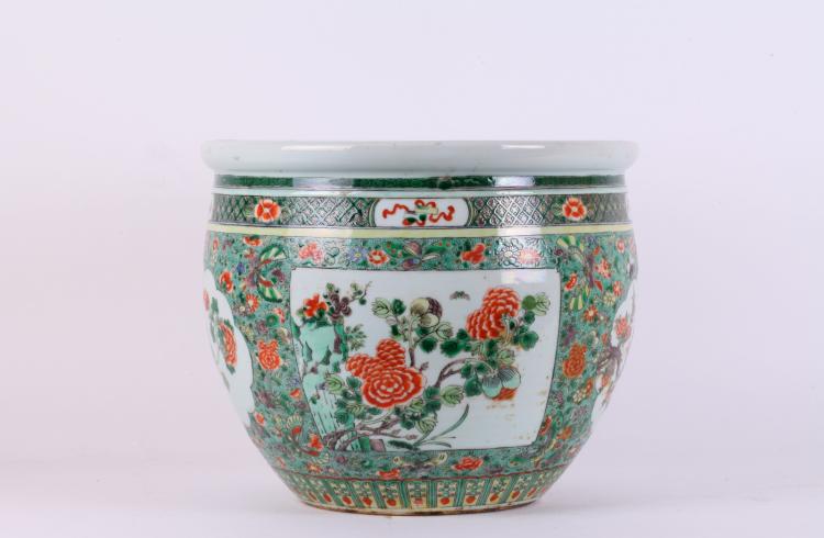 Chinese Famille Rose Fish Bowl