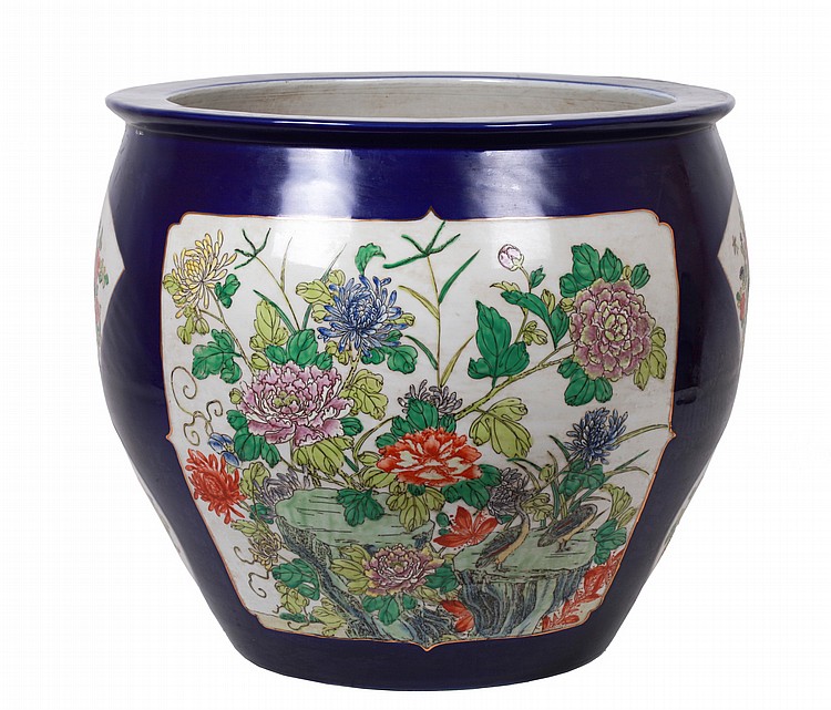 Chinese Famille Rose Fish Bowl