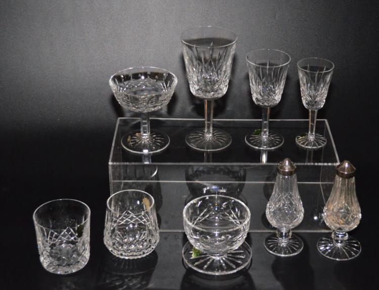 26 pcs of Waterford Lismore Crystal Glassware