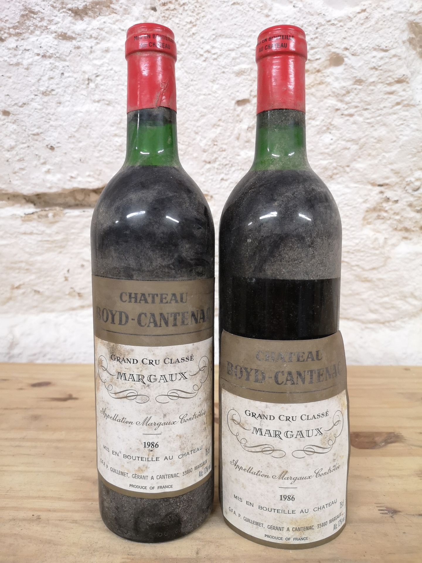 DEUX BOUTEILLES Château Boyd-Cantenac, troisième... - Lot 132 - Brissonneau