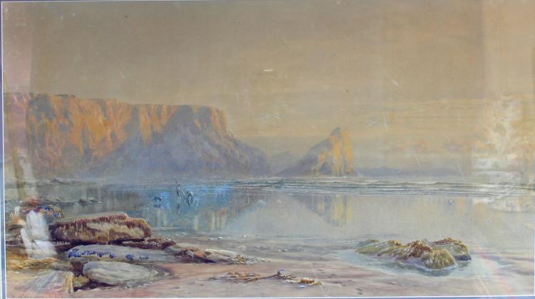 Samuel Phillips Jackson RWS (British 1830-1904)/Rhossili Bay