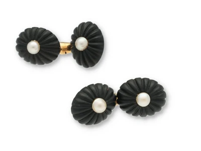 Onyx cufflinks