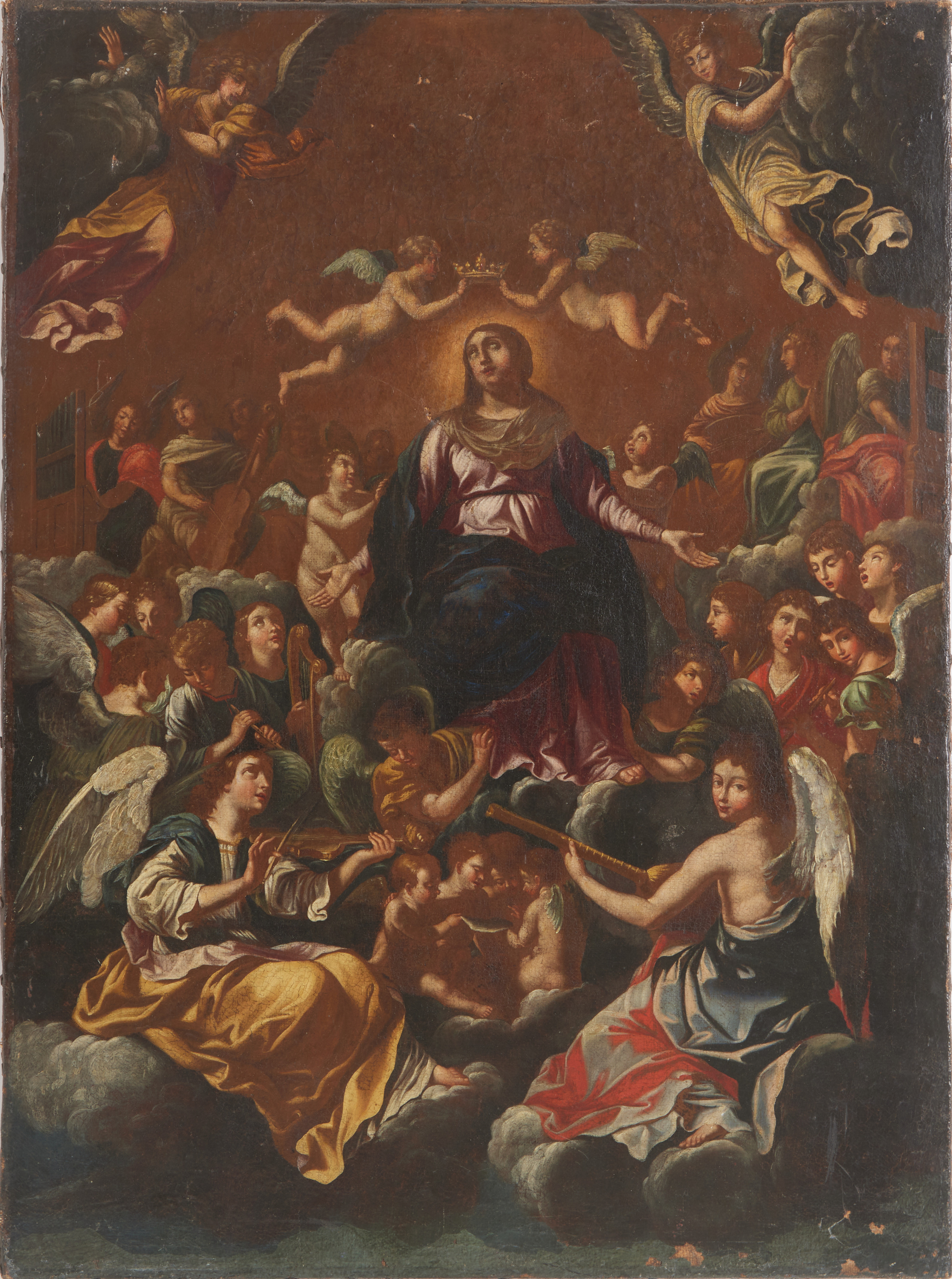 ITALIENSK SKOLA, 1700-tal, olja på duk.