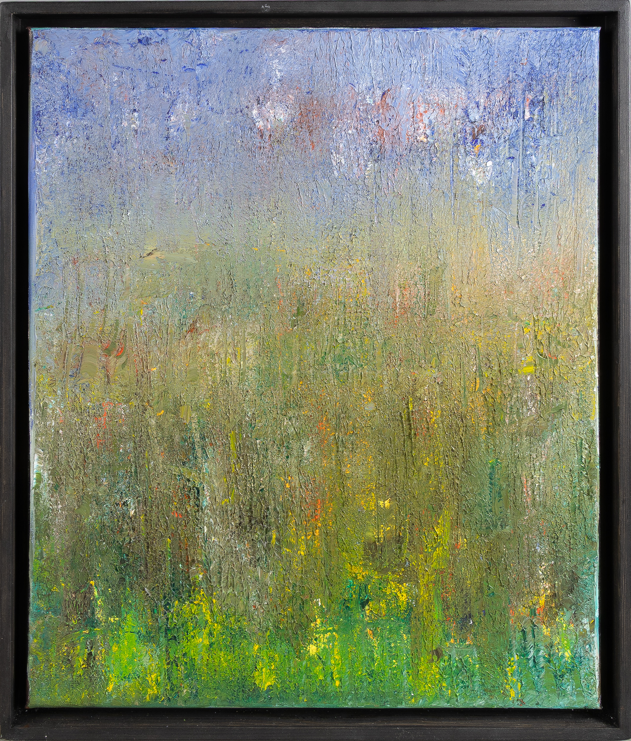 LAJOS FLESSER. "Shadow in the forest", olja på duk.