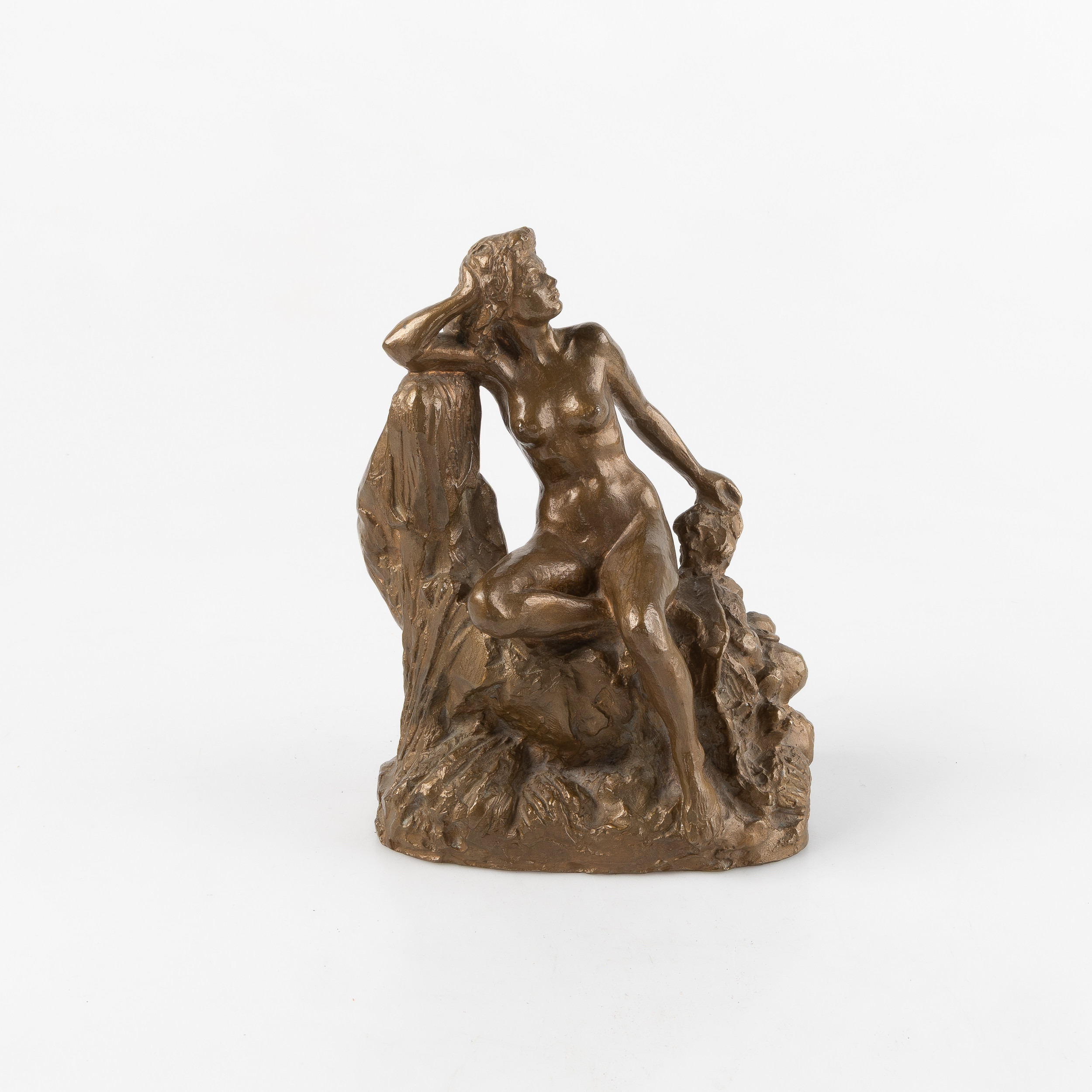ILS MÖLLERBERG. Skulptur, "Ymnighetshorn I", brons, A Pettersson Fud.