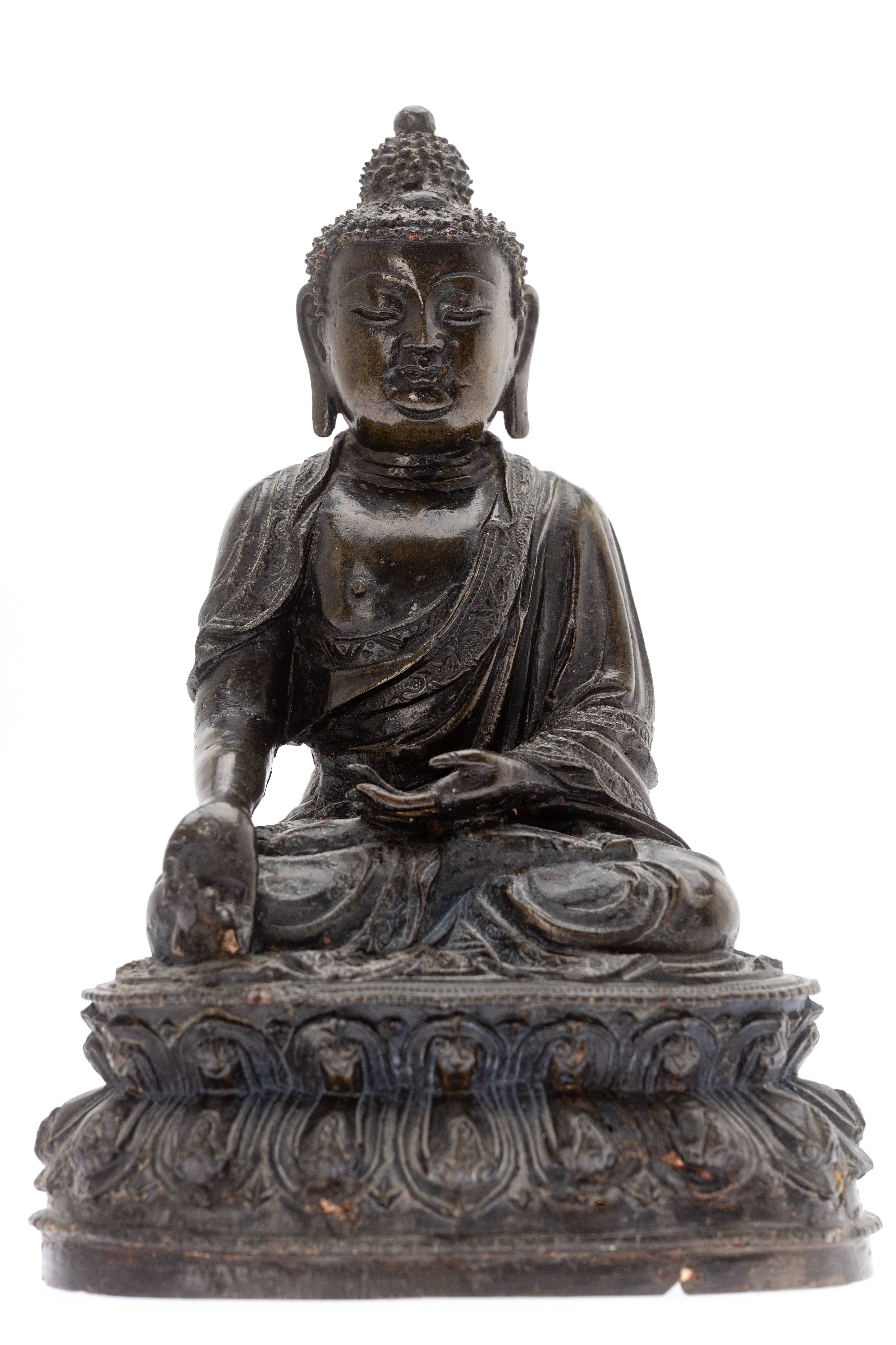 Medizinbuddha Bhaisajyaguru, China, Späte Ming- bis frühe Qing-Dynastie.