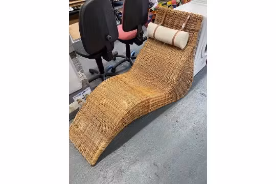*Rattan Wicker Lounge Chair