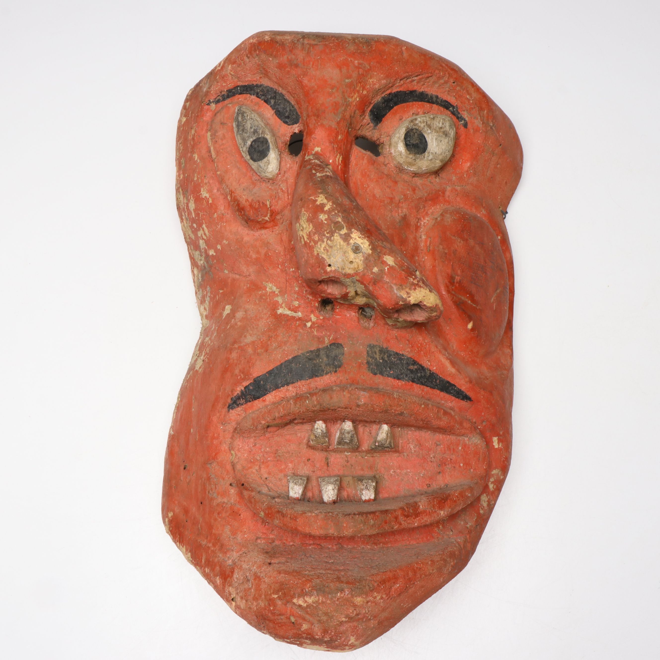Mexican Folk Art Processional Grotesque Puppet Mask