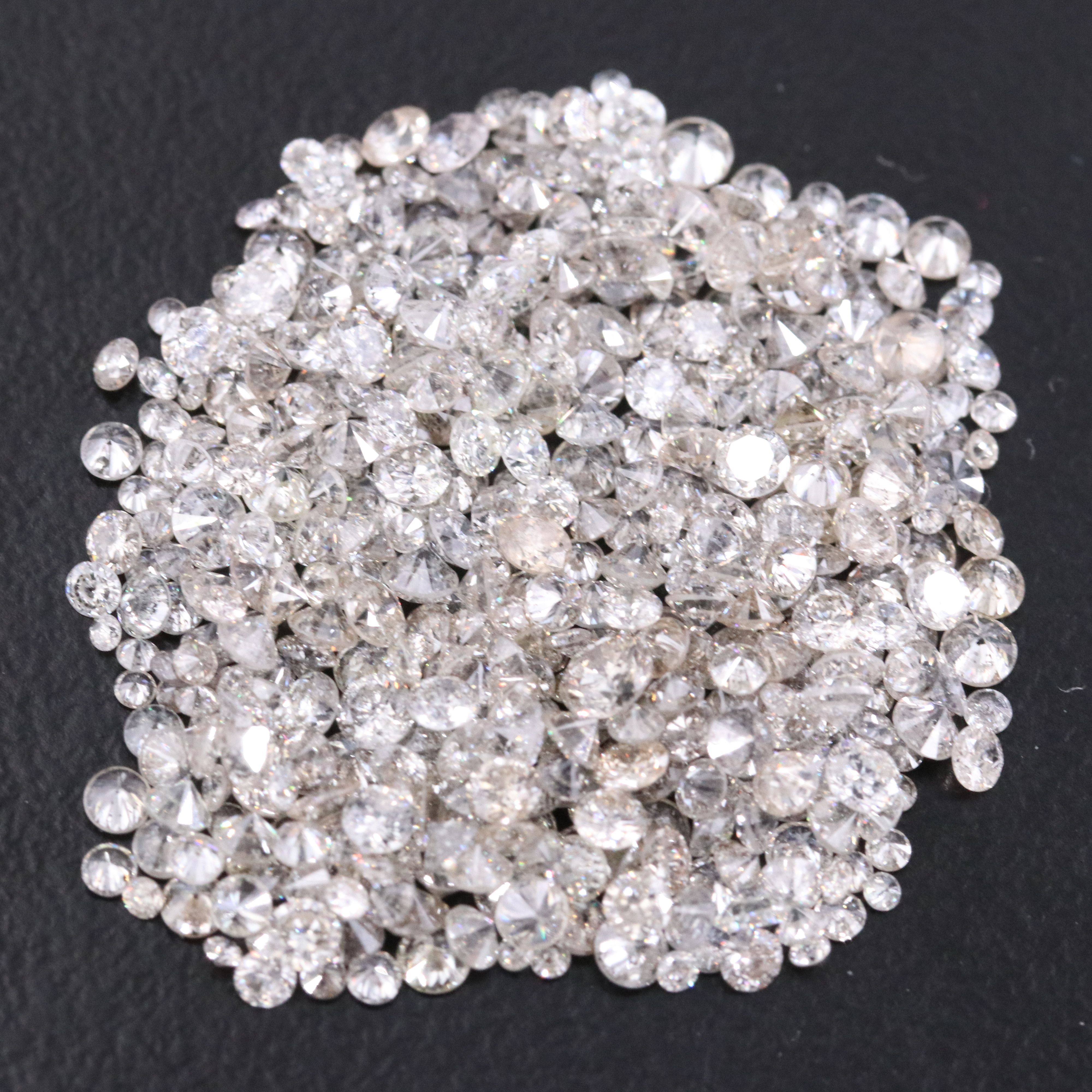 Loose 8.83 CTW Diamond Lot Including Fancy Brown