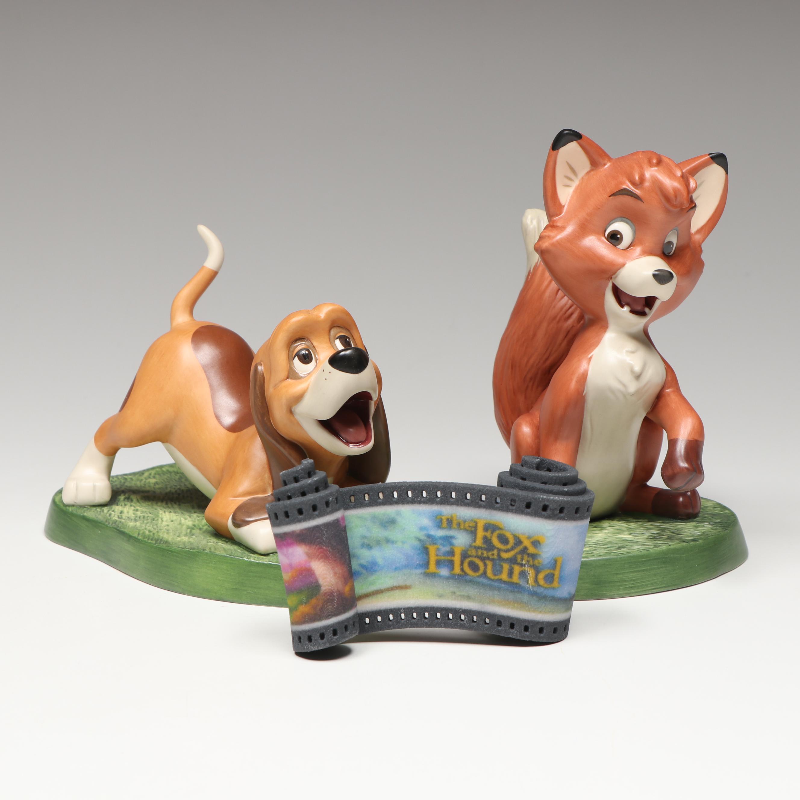 Disney The Fox and the Hound "The Best of Friends" Porcelain Figurines