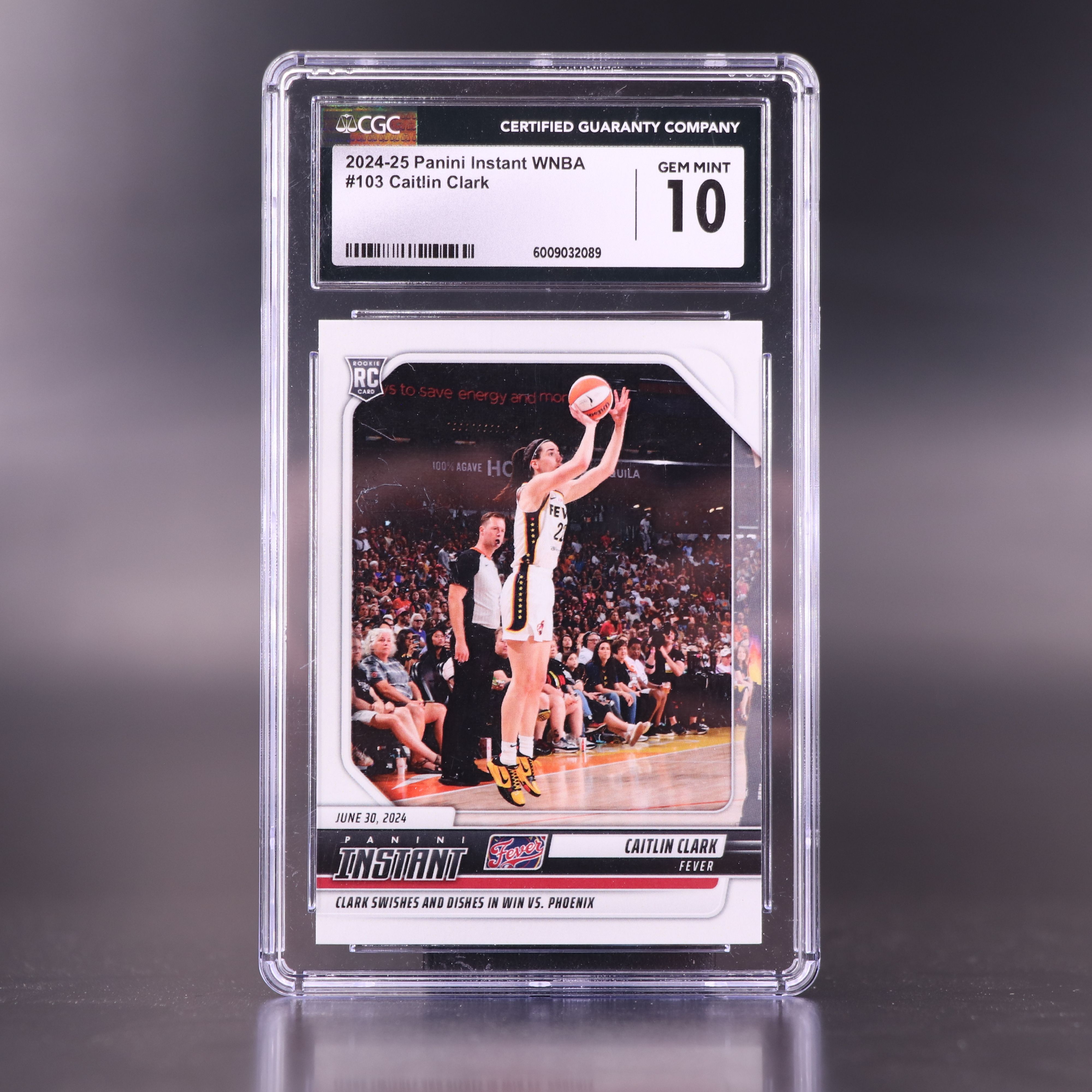 2024 Panini Instant Caitlin Clark Rookie Basketball Card Graded CGC 10