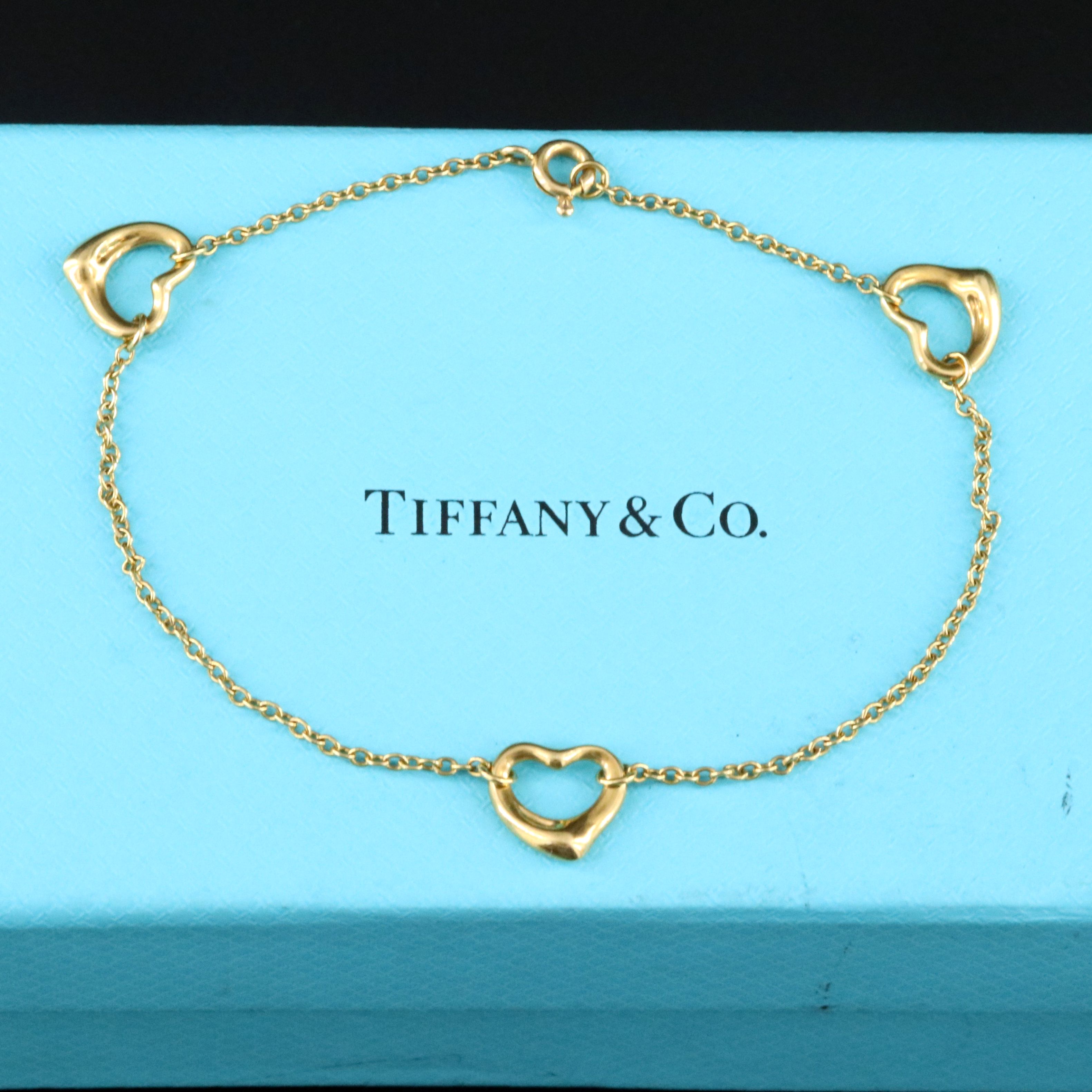 Elsa Peretti for Tiffany & Co. 18K Open Heart Bracelet