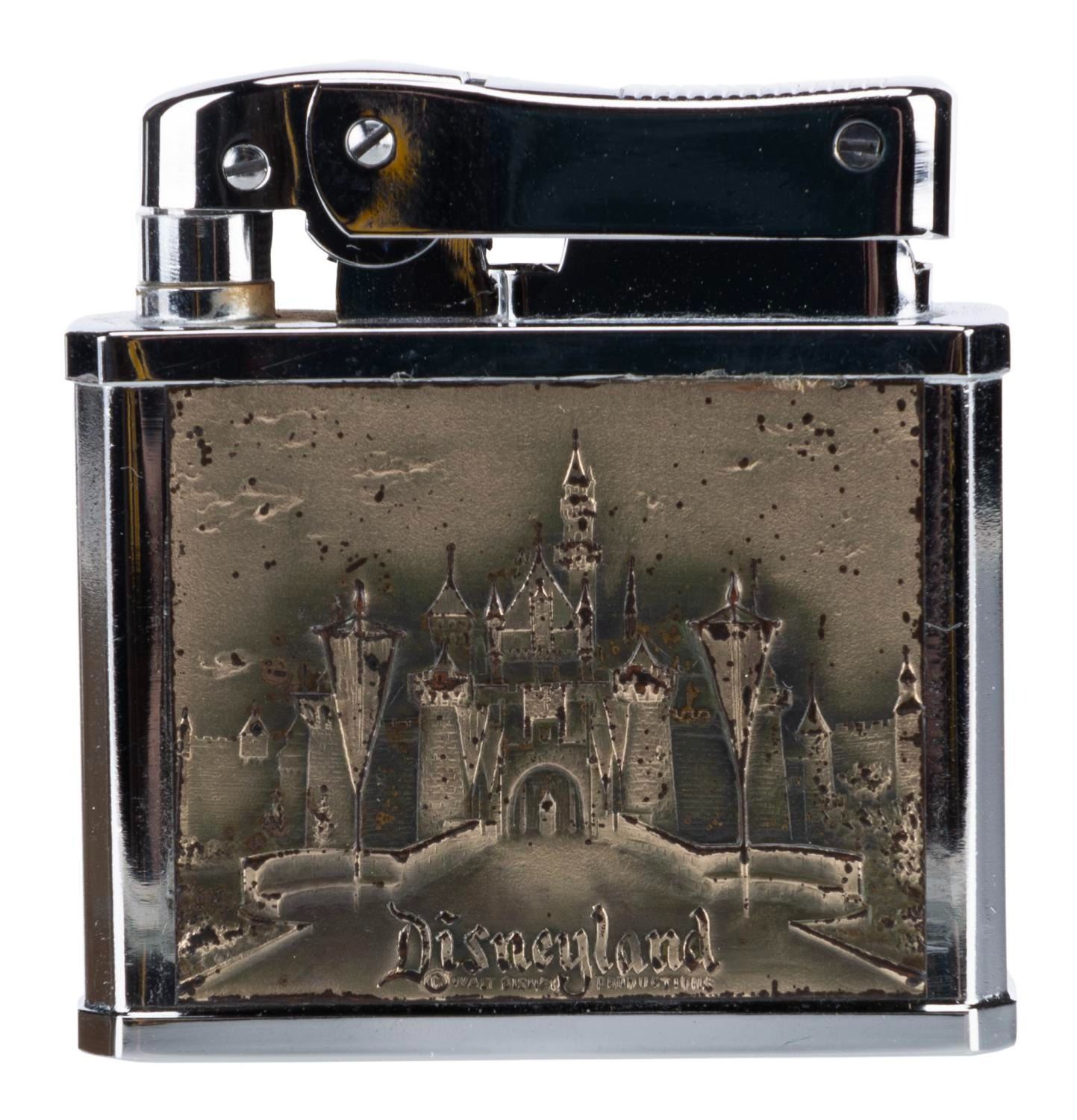 A Disneyland Sleeping Beauty Castle Cigarette Lighter.