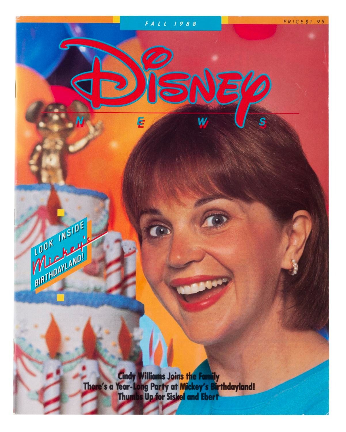 A Charles Boyer Signed Disney News Magazine.