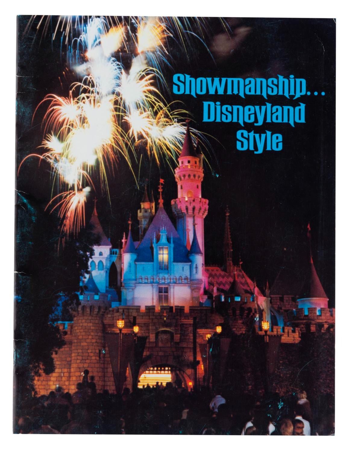 A Showmanship... Disneyland Style Booklet.