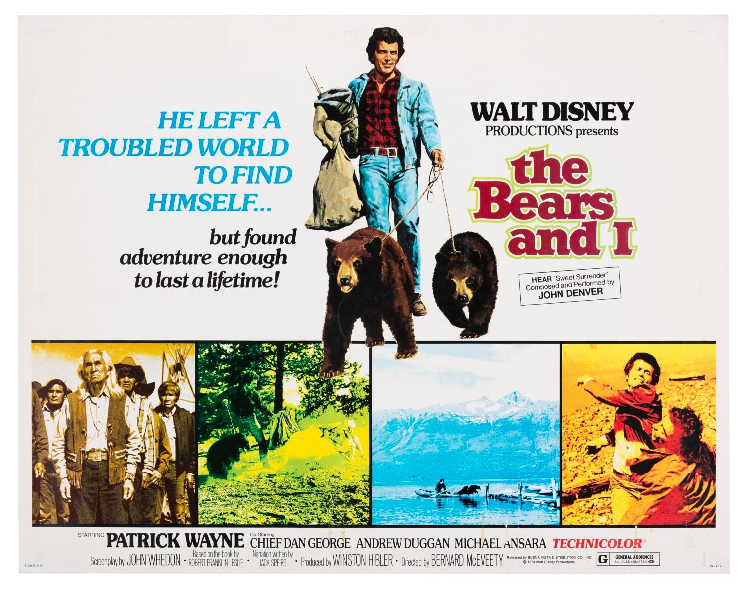 A "The Bears and I" Half-Sheet.