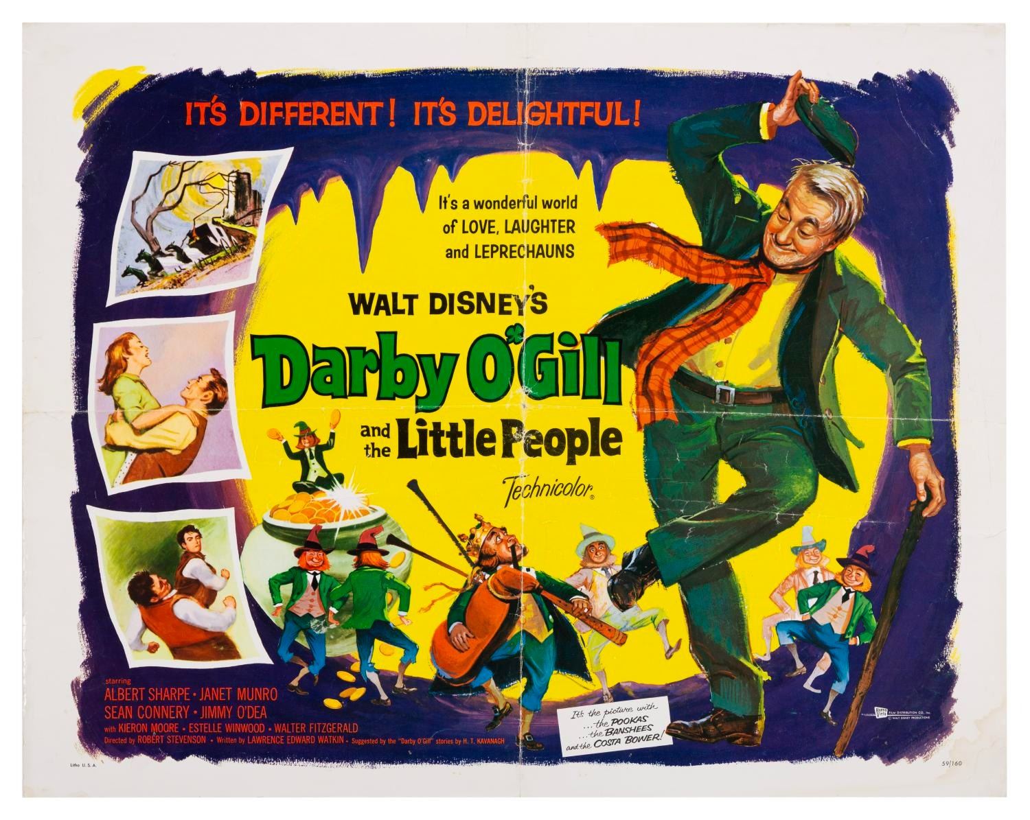 A "Darby O’Gill and the Little People" Half-Sheet.