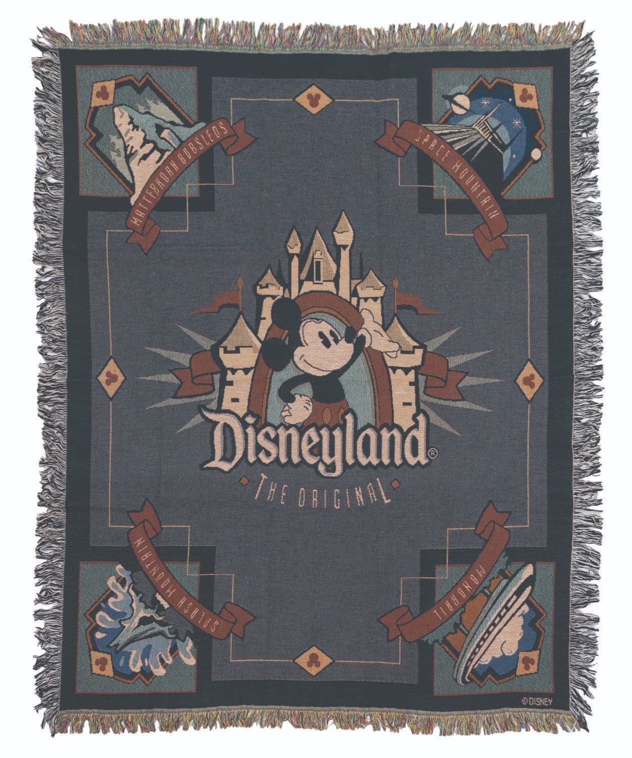 A Disneyland "The Original" Throw Blanket.