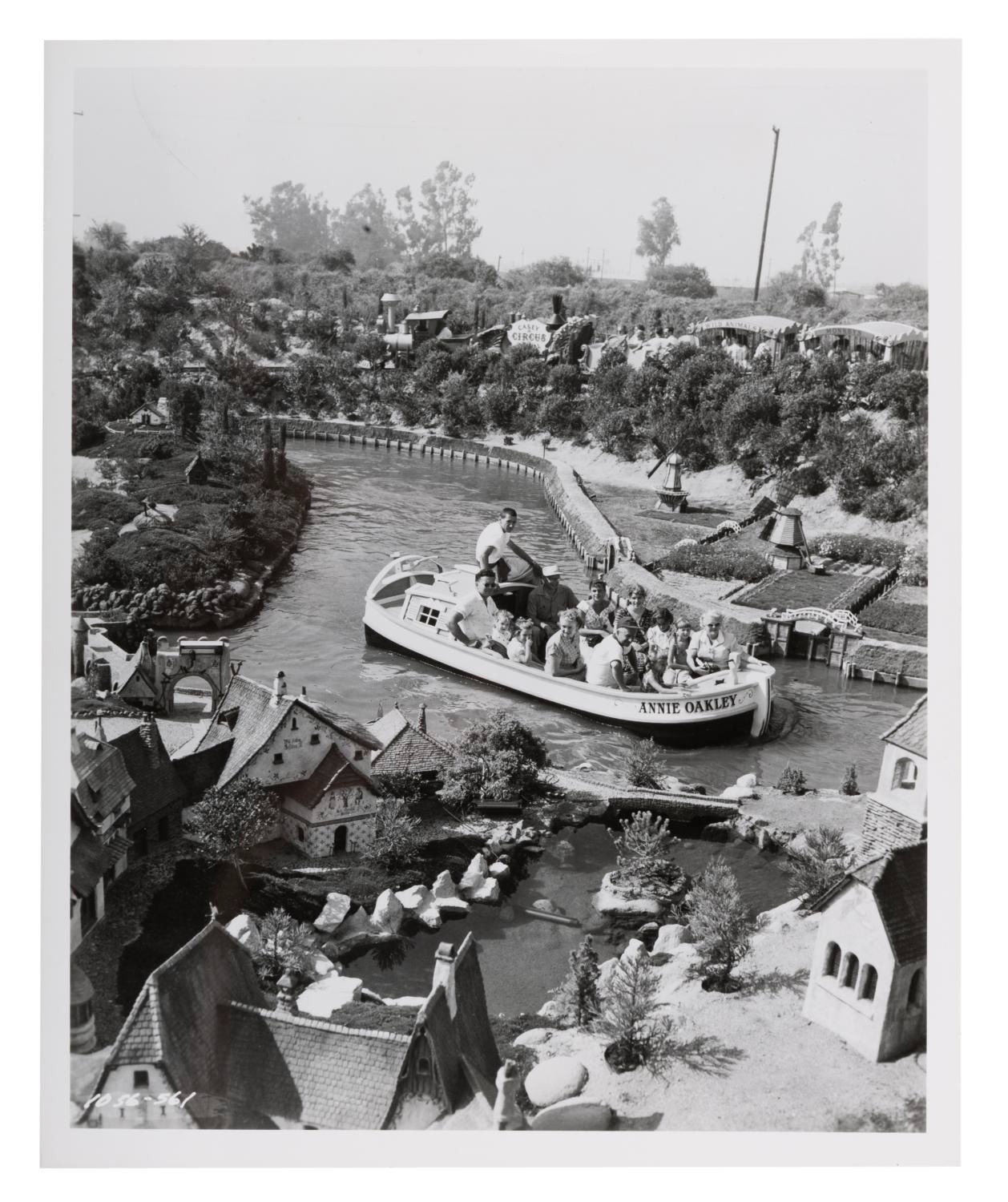 A Disneyland Storybook Land Canal Boats Publicity Photo.