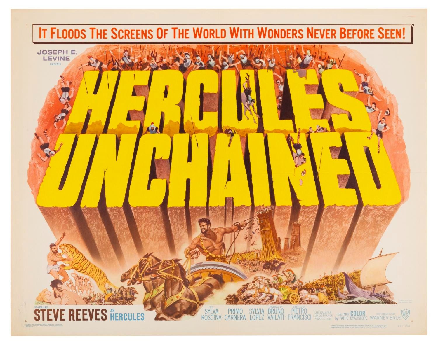 A "Hercules Unchained" Half-Sheet.