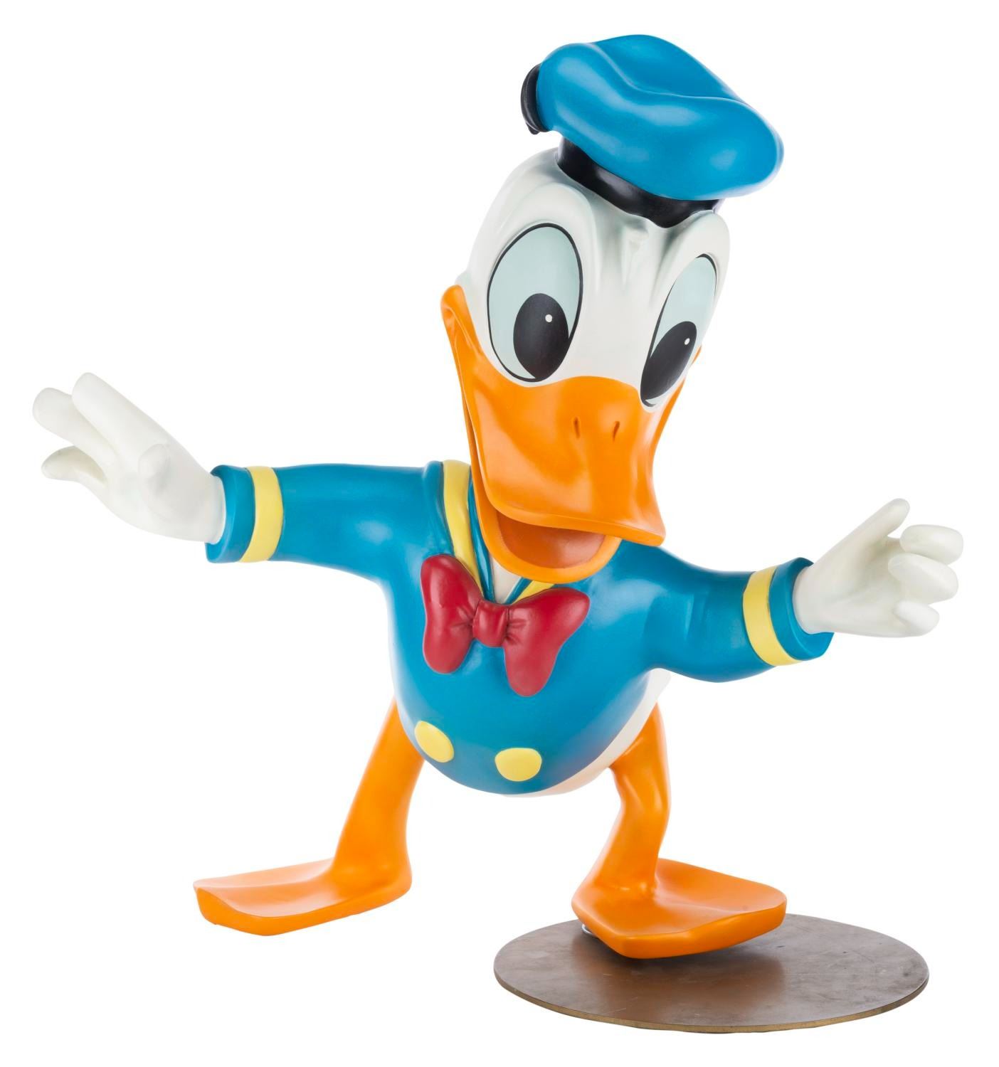 A Donald Duck Disney Store Display Figure.
