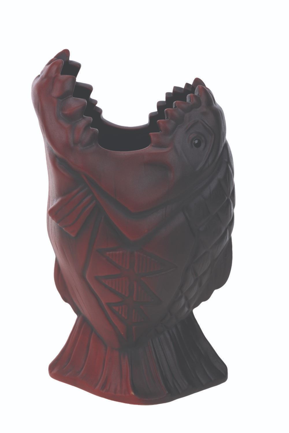 A Trader Sam's Enchanted Tiki Bar Piranha Pool Mug.