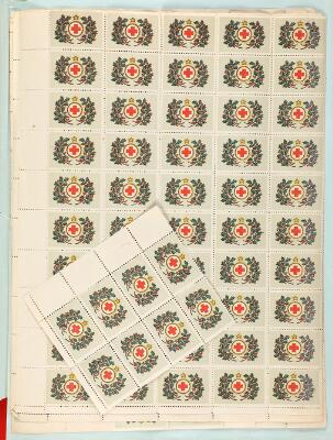 Norway etc. Most interesting lot early christmas-seals in wholle sheets