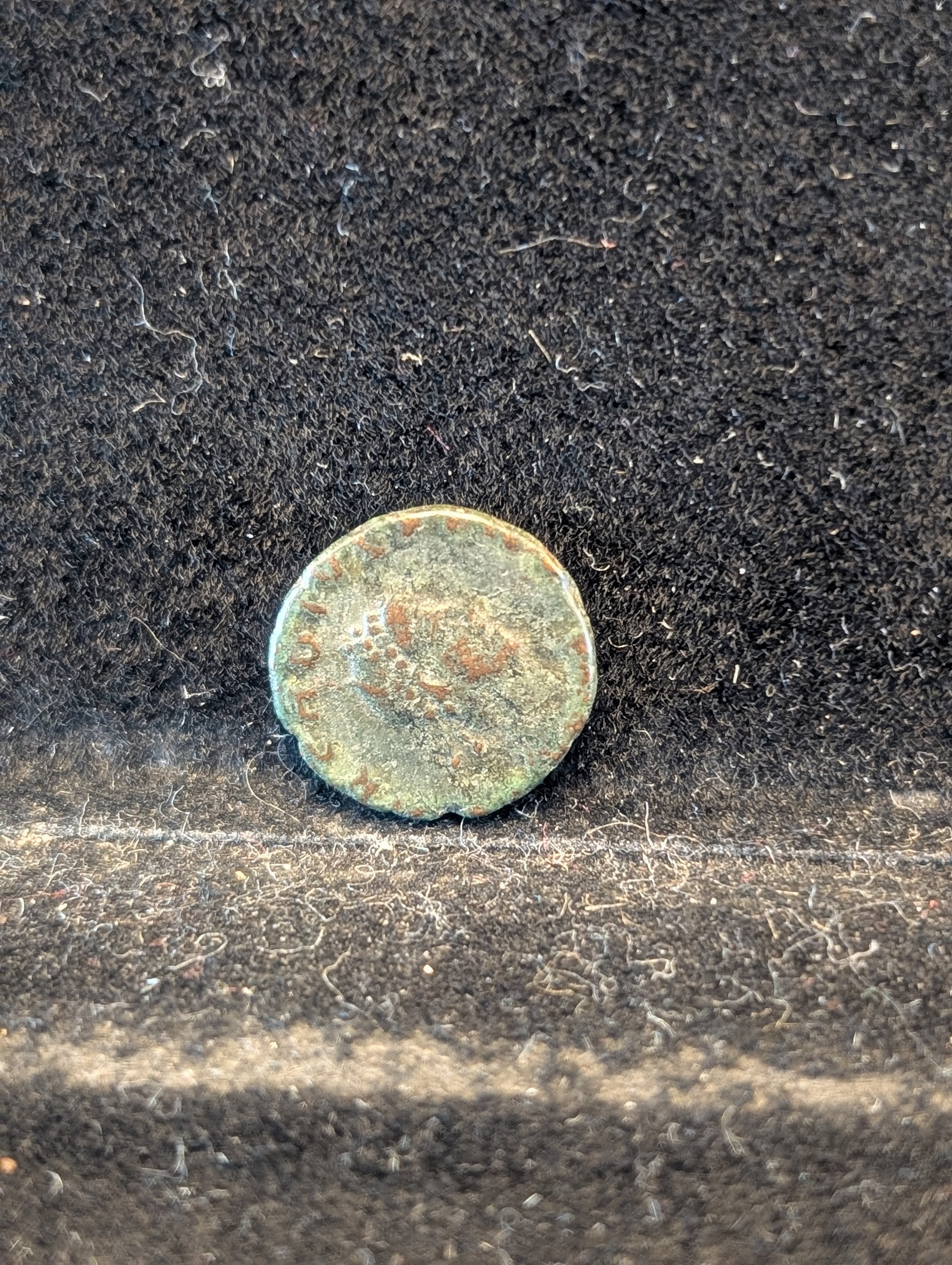 Ancient Unidentified Copper Alloy Coin, Illegible Bust/Figure