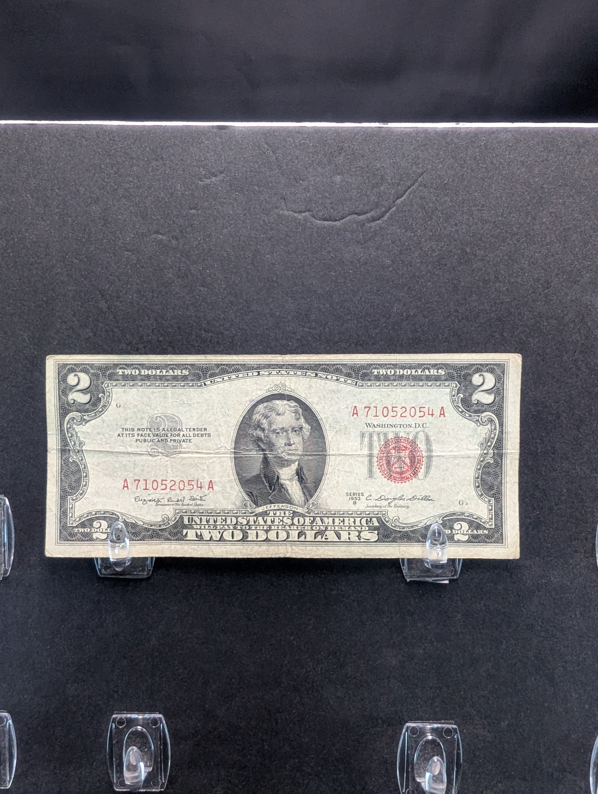 1953-B Red Seal $2 US Note