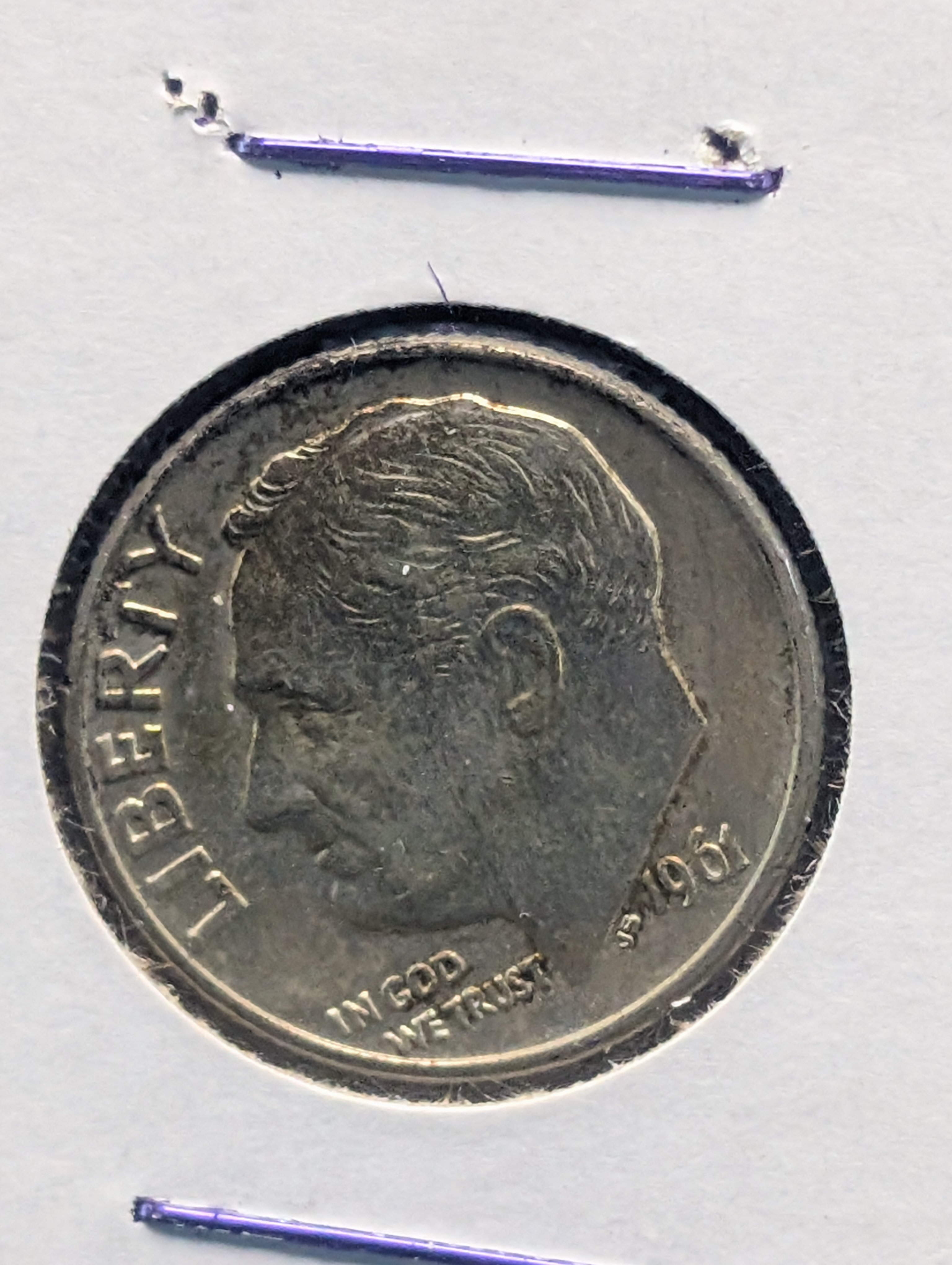 1961-D US Roosevelt Silver Dime