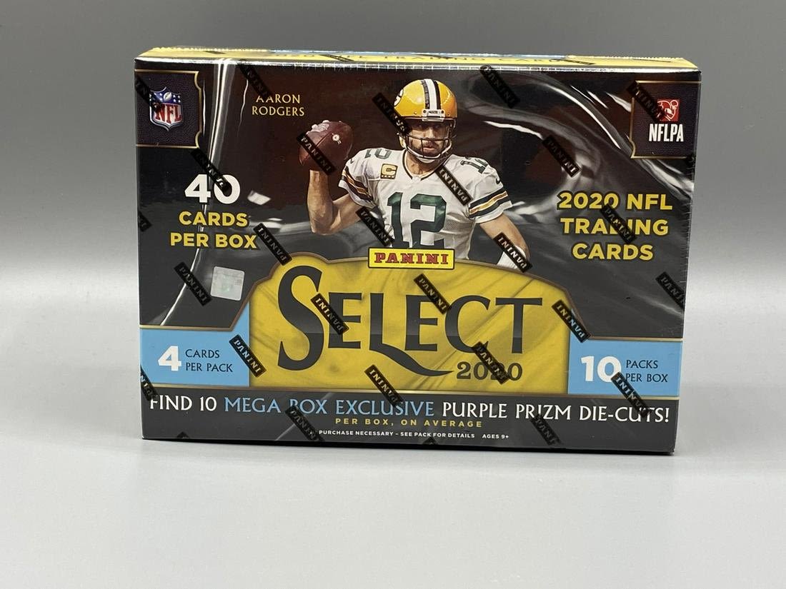 2020 Panini Select Football Mega Box - Burrow/Herbert
