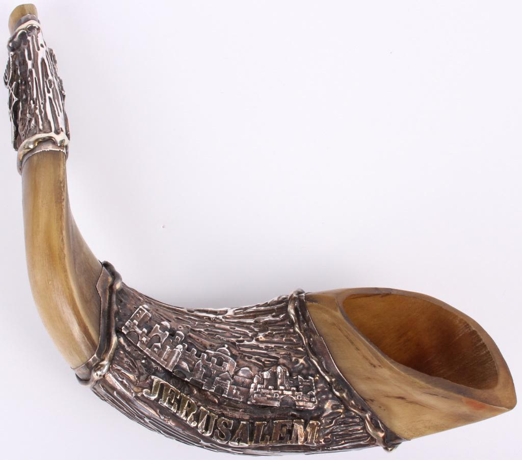 MESSIANIC JEWISH SILVER & HORN SHOFAR