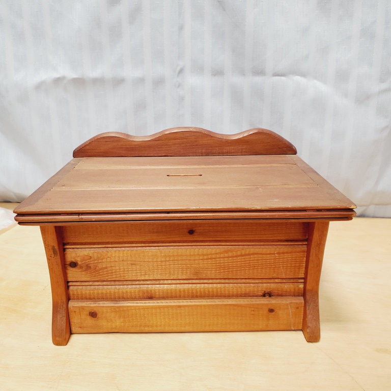 Wooden Voters Box or Coin Bank