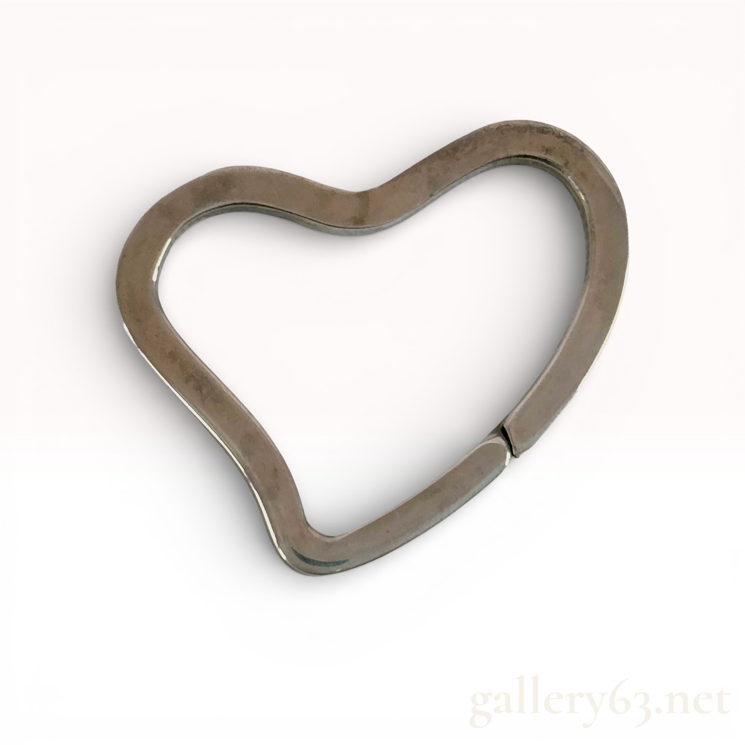 Tiffany & Co. Elsa Peretti Open Heart Sterling Silver Key Ring