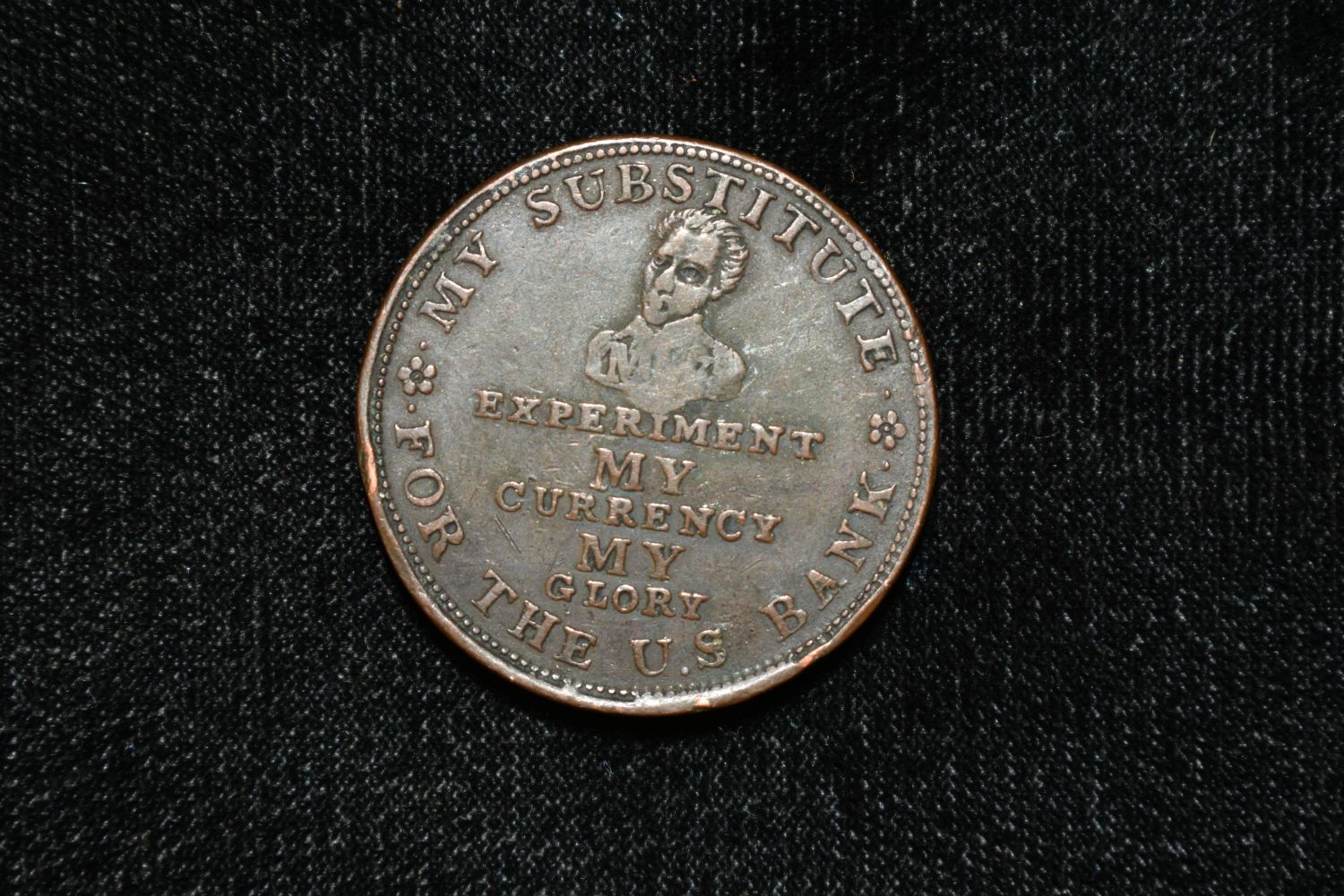 1834 Us War Time Token