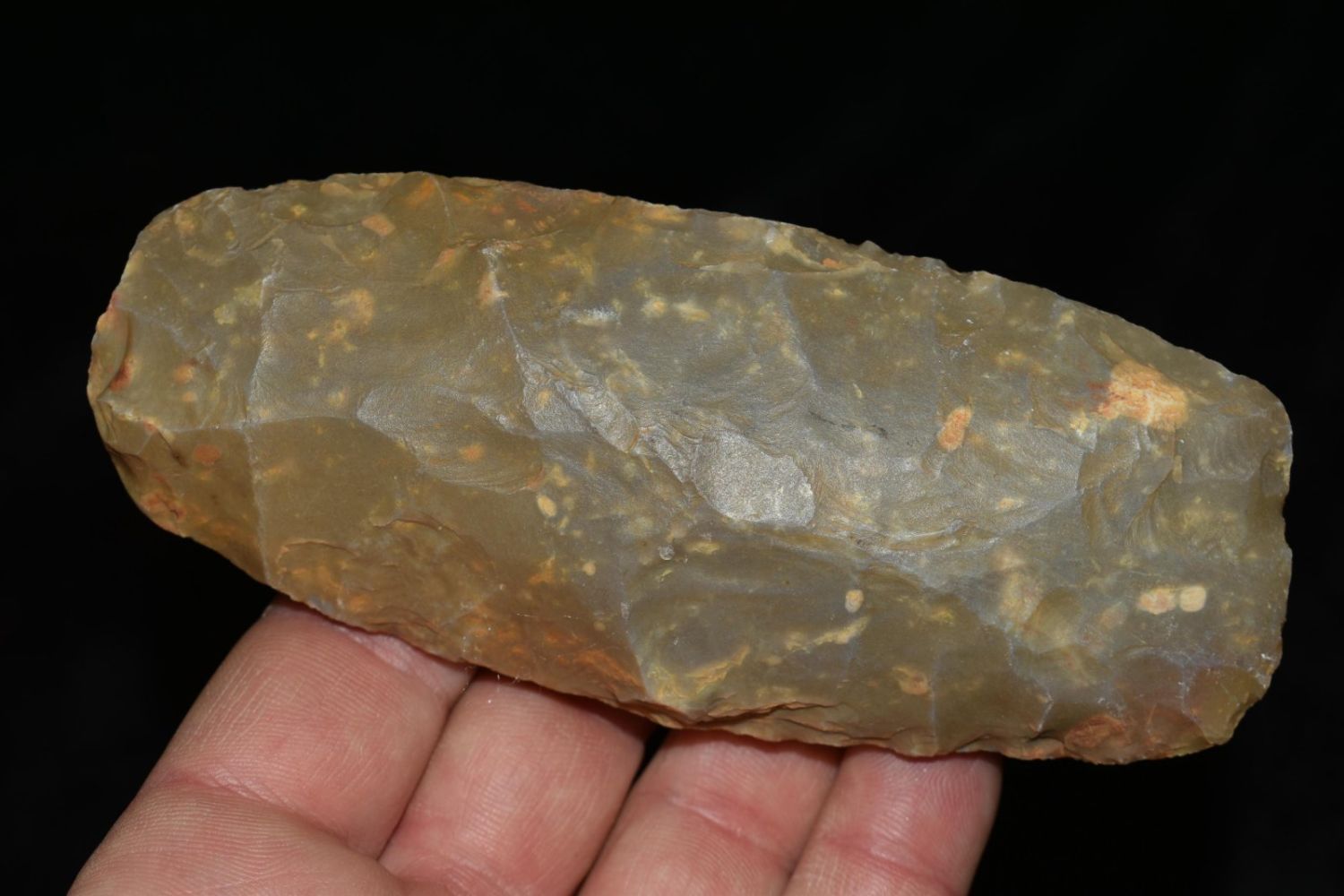 4.3/4" Neolithic Stone Celt, Colorful, Africa