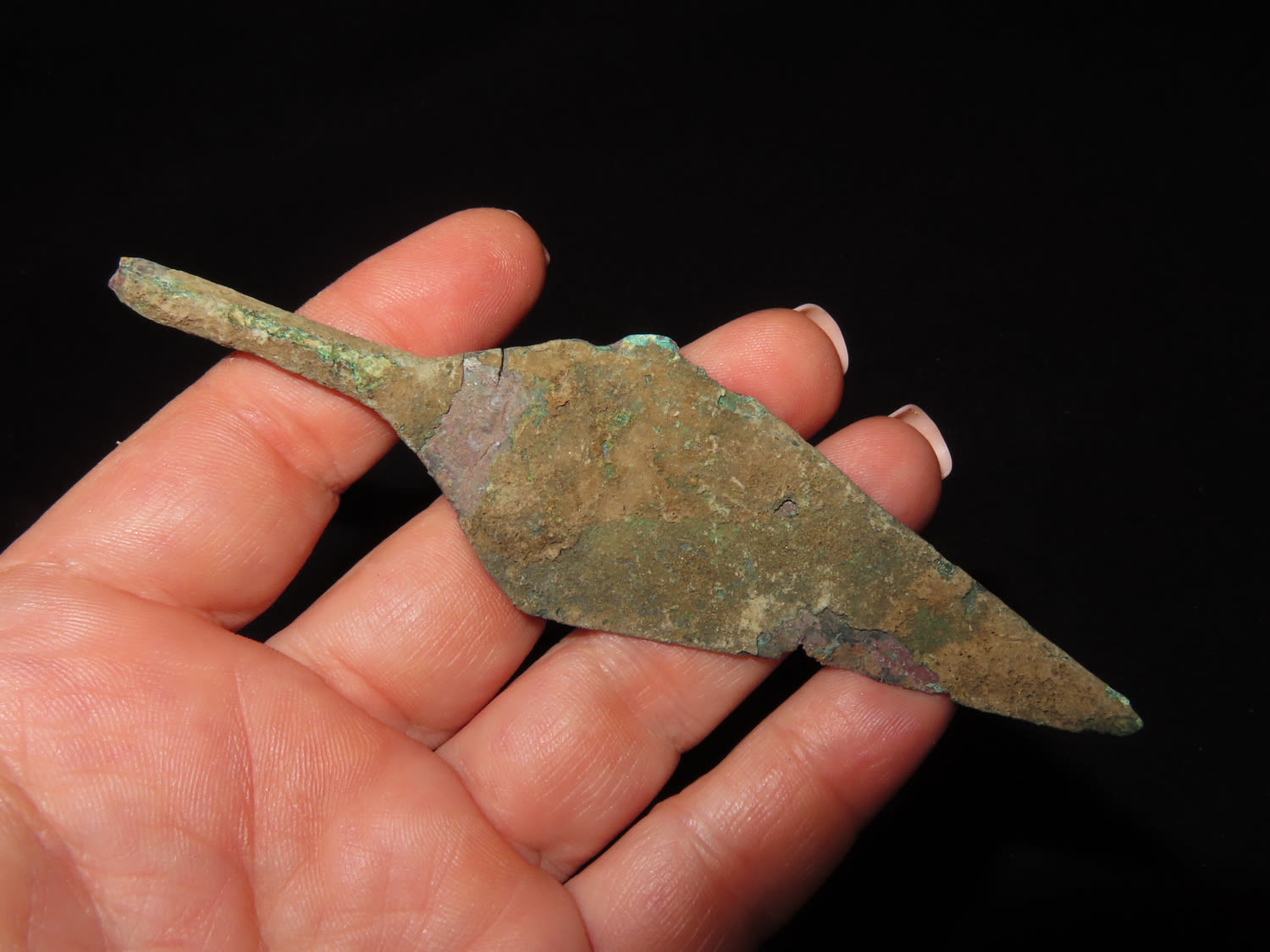 ANCIENT ROMAN BRONZE AGE VIKING SPEAR, ARROWHEAD, DAGGER, TOOL, WEAPON