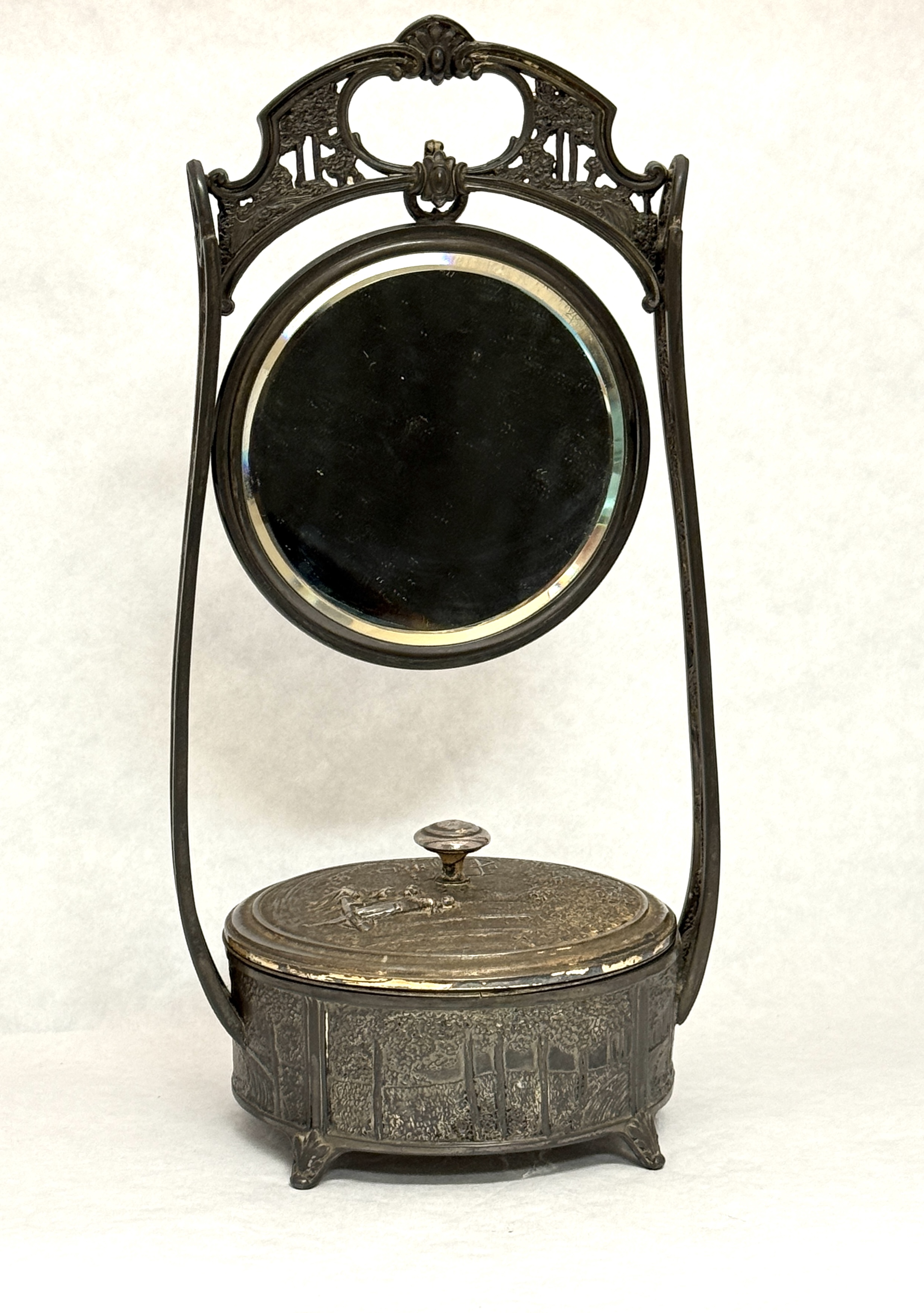 Silver Plate Dresser Set