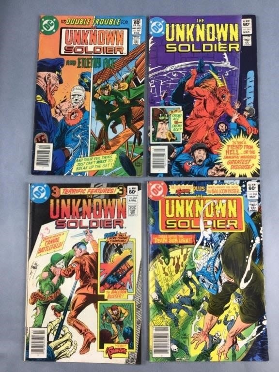 DC’s Unknown Soldier issue no. 260, 261, 262, &