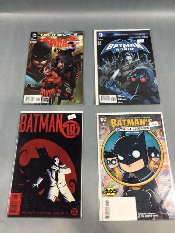 Group of 4 DC Comics Batman