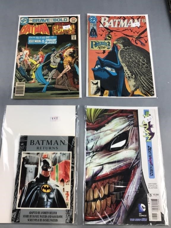 Group of 4 DC Comics Batman