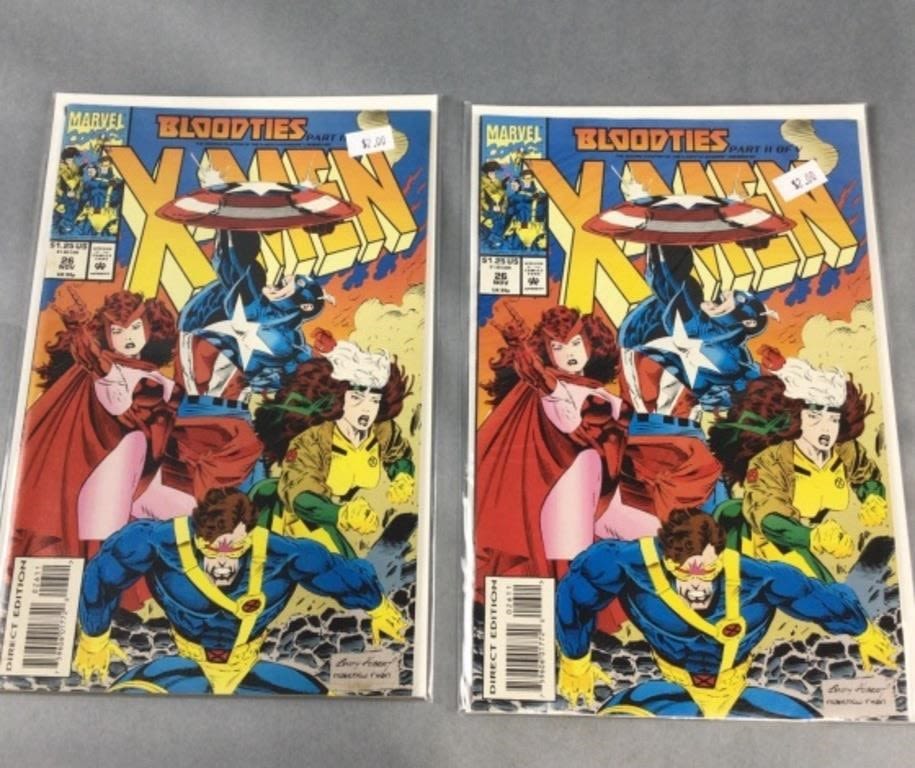 2 copies Marvel X-Men issue 26 Nov