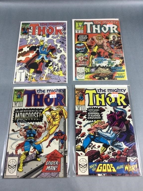 The Mighty Thor issues 378, 389, 391, & 397