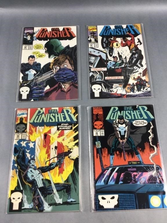 The Punisher issues 42, 43, 44 & 45