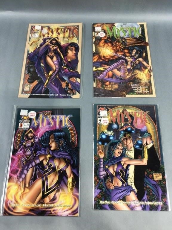 Mystic issues 1, 2, 3 & 4