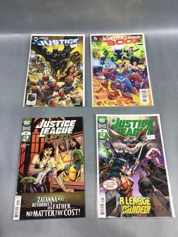 Justic League issues 8, 24, 49 and free in