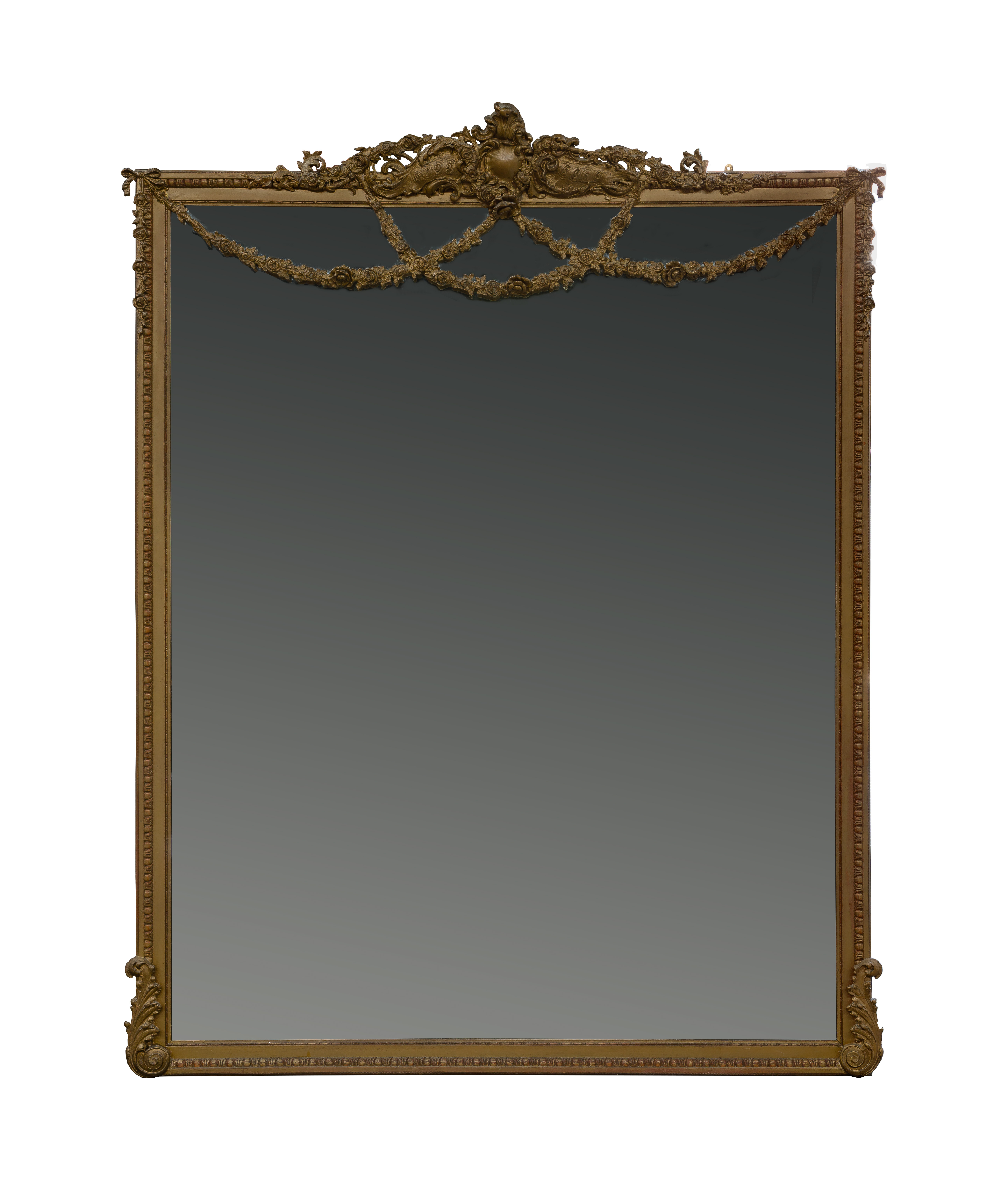 Victorian Over Mantle Mirror