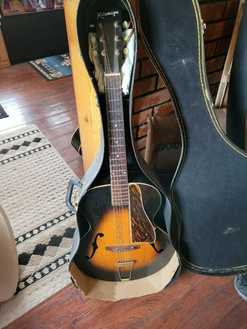 Kalamazoo Acoustic Guitar with case