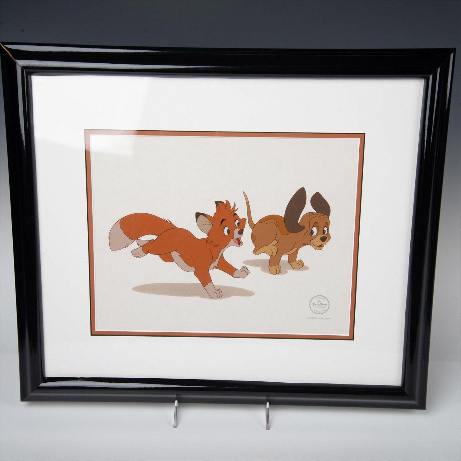 Disney Fox And The Hound Sericel Animation Art Framed